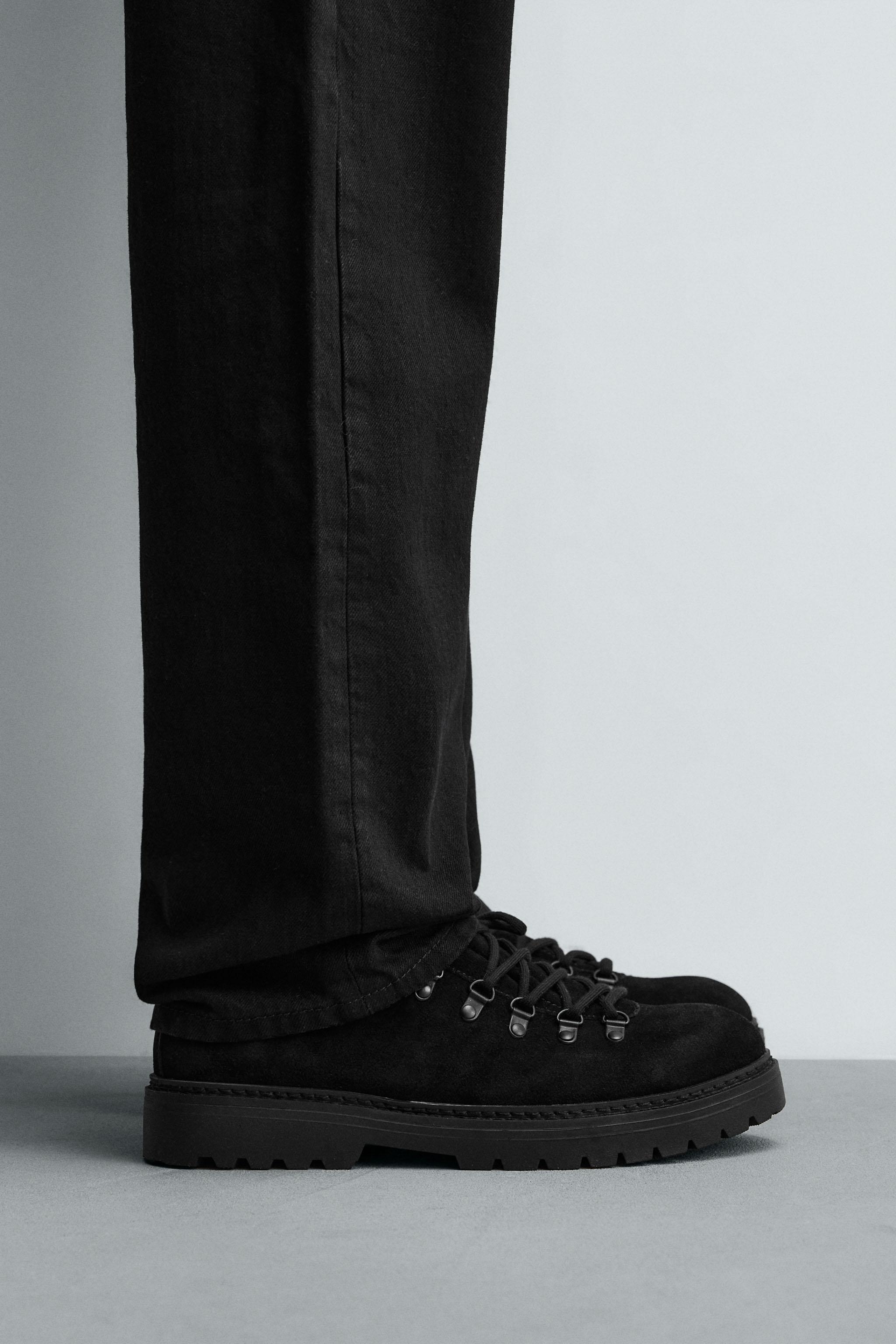 CHUNKY LEATHER BOOTS